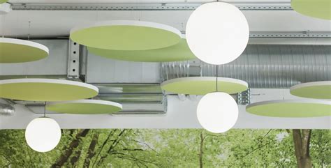 Knauf's Floating Ceiling Designs for Open Plenum