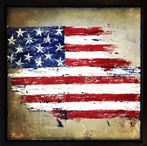 Abstract flag painting american veterans canvas pop art by etsy – Artofit