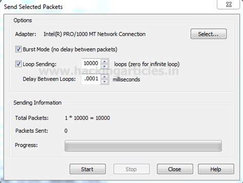 DOS Attack with Packet Crafting using Colasoft - Hacking Articles