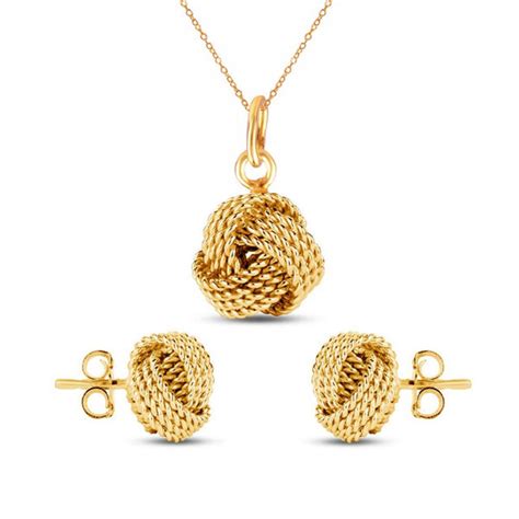 LeCalla - Buy 925 Sterling Silver Light-Weight Love Knot Stud Earring ...