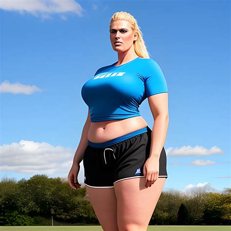 8 ft tall naturally beautiful and strong massive plus size blonde ...