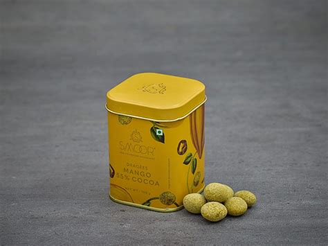 SMOOR Premium Chocolate Coated Mango Dragees | 55% Cocoa Creamy Dark ...