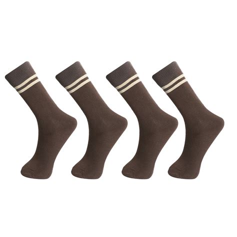 Buy BODYSENSE Uniform Socks for Boys & Girls (Pack of 4 Pair) Brown ...