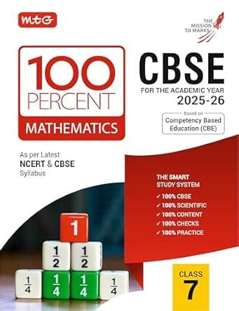CBSE 100 Percent Class 7 Mathematics Book for 2025-26 Exam | Based on ...