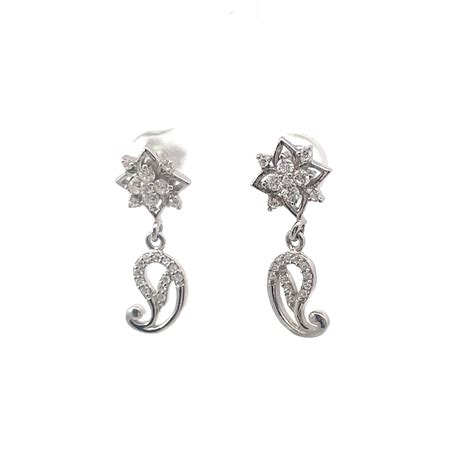 Silver Star Belle Drops | 925 Silver - Manik Chand Jewellers - Online ...