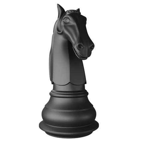 White Knight Chess Piece Clipart Flower