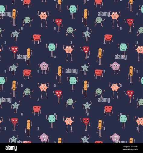 Geometric characters pattern simple hi-res stock photography and images ...