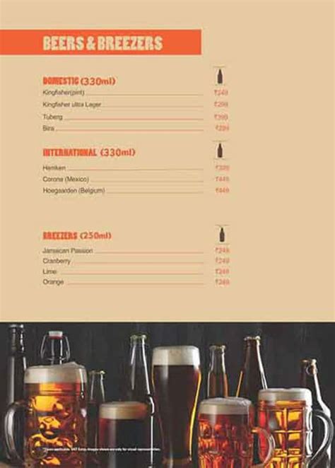 Menu at Barbeque Nation, New Delhi, Ground Floor Eros Cinema Building