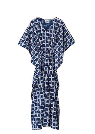 Buy Ravaiyaa - Attitude is everything Women Block Print Kimono Dress ...