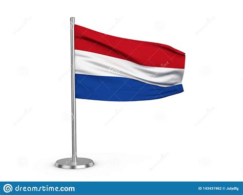 The Flag Of The Netherlands Dutch: Vlag Van Nederland Is A Horizontal ...