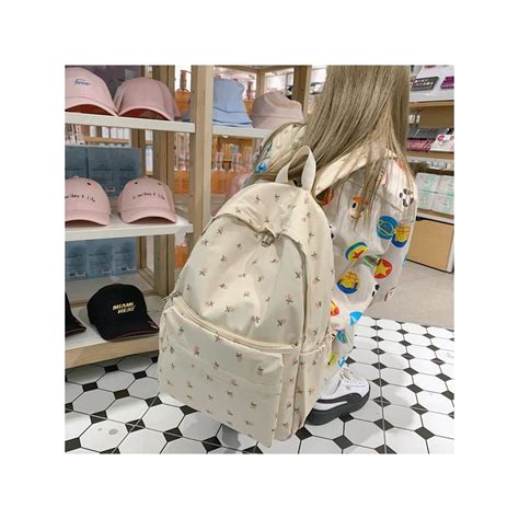 Buy Floral Printed Kawaii Backpack Cute School Bag BookBag Laptop ...