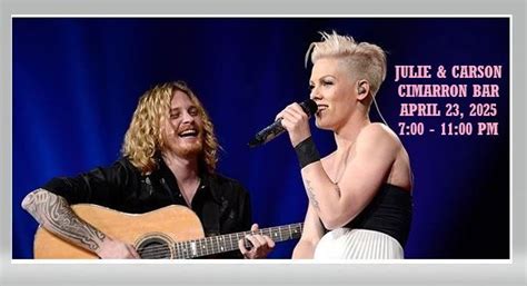 Julie & Carson at Cimarron Bar, Cimarron Bar, Tulsa, 23 April 2025 ...