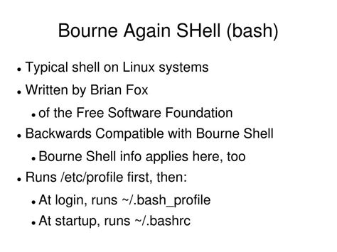 Image result for Linux Bourne Shell