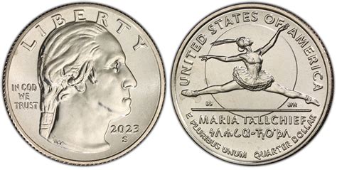 2023-S 25C Maria Tallchief (Regular Strike) American Women Quarters ...