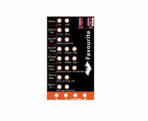 Over Sky ESC Program Card 的图像结果