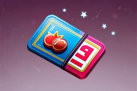 Casino ticket icon render | Premium AI-generated image