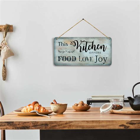 Kotart-The Kitchen Quotes MDF Wood Wall Hanging for Kitchen and ...