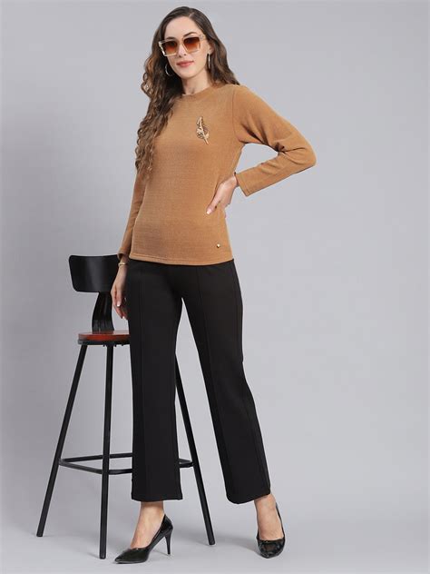 Buy Round Neck Sweaters For Women Online in India - Monte Carlo