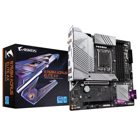 Placa Mãe Gigabyte B760M Aorus Elite AX, Wi-Fi, Chipset B760, Intel LGA ...