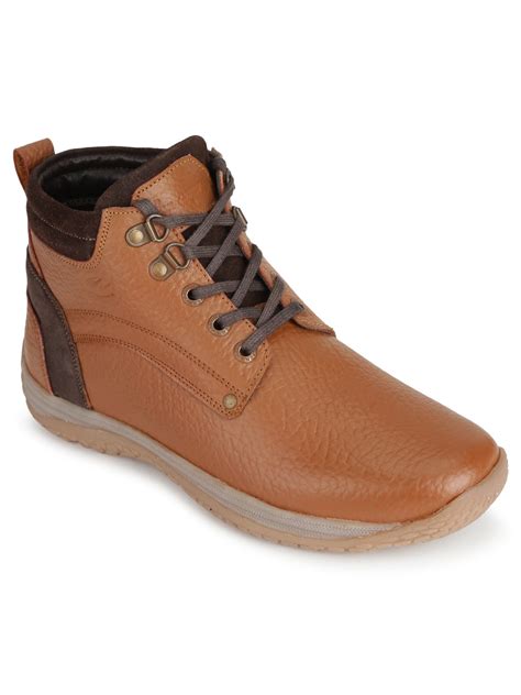 Allen Cooper Men's Genuine Leather Comfortable Casual Shoes With Memor ...