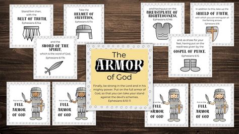 Printable Armor of God Activities for Kids