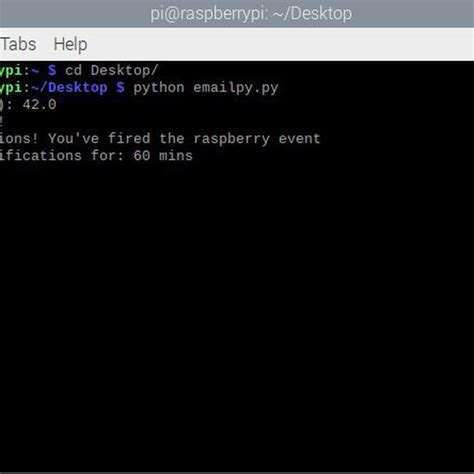 Raspberry Pi SendEmail 的图像结果