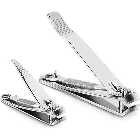 Nail Clipper,Premium Stainless Steel Fingernail and Toenail Clipper ...