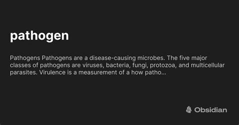Image result for Pathogen Explanation