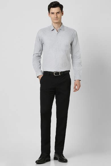 Buy Men White regular-fit Shirt Online - 39894173 | Peter England
