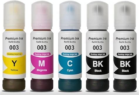 QUINK 003 Ink for Compatible for Epson (EcoTank L3250) : Amazon.in ...