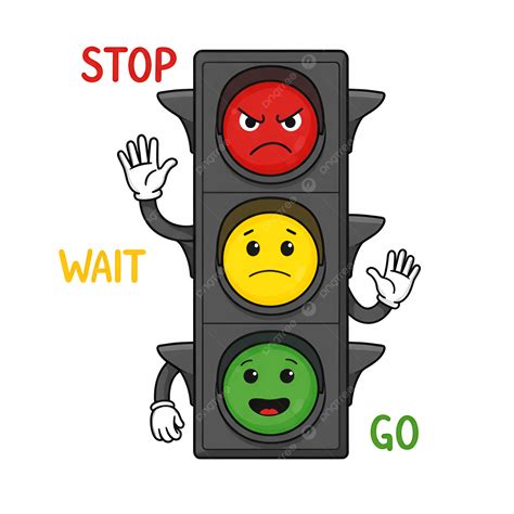 Cartoon Traffic Light Clip Art