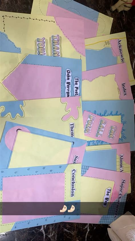 Image result for Decorations Ideas for Project File Pages