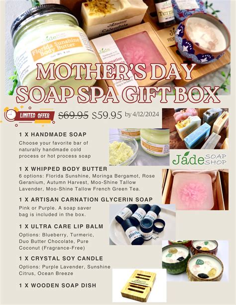 Mother's Day Soap & Spa Gift Box - Early Bird Special Pricing - Dunedin ...