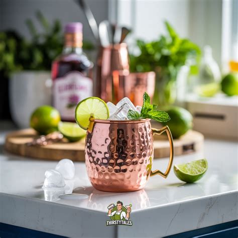 Elderflower Moscow Mule Cocktail Recipe - Thirsty Tales
