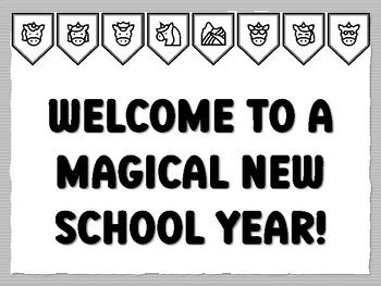 WELCOME TO A MAGICAL NEW SCHOOL YEAR! Unicorn Bulletin Board Kit, Ready ...