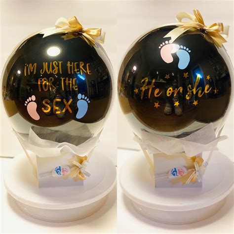 Gender Reveal Balloon Finished Product (no DIY)| No Mess Gender Reveal ...
