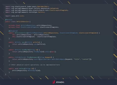 Image result for ElasticSearch in Spring Boot Application