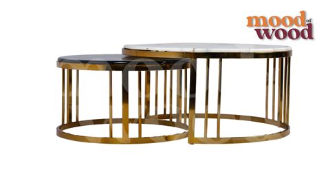 Modern Design Luxor Nesting Coffee Table Set — moodofwoodofficial