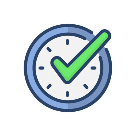 On time - Free time and date icons