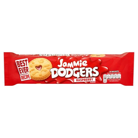 Jammie Dodgers 8 Raspberry Flavour Biscuits 140g | Sweet Biscuits | Iceland Foods