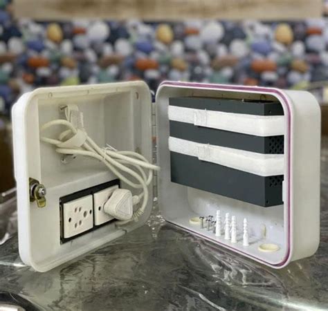 SOLIX® Rectangular Out Door POE/SMPS Switch PVC Box Weather Proof Size ...