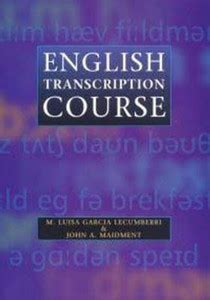 English Transcription Course: Buy English Transcription Course by ...