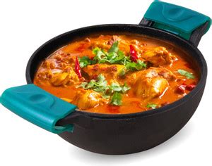 The Indus Valley Pre-Seasoned Cast Iron Deep Kadai with Silicone Grip ...