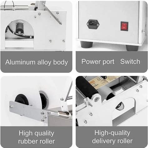 Label Applicator Machines - Round Bottle Label Applicator with Batch ...