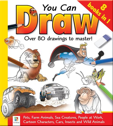 You Can Draw: Over 80 Drawings to Master : Toll, Damien: Amazon.in: Books