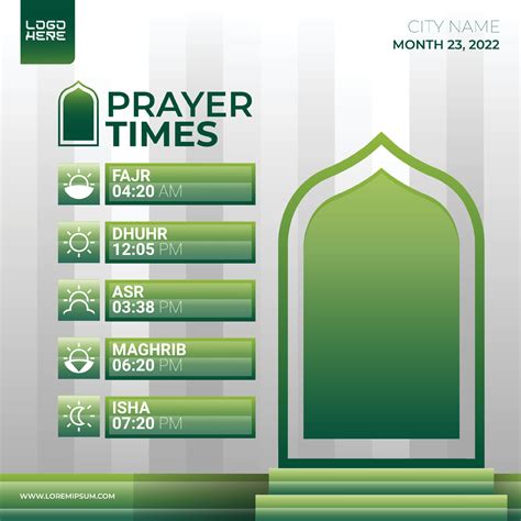 Salat Prayer Times