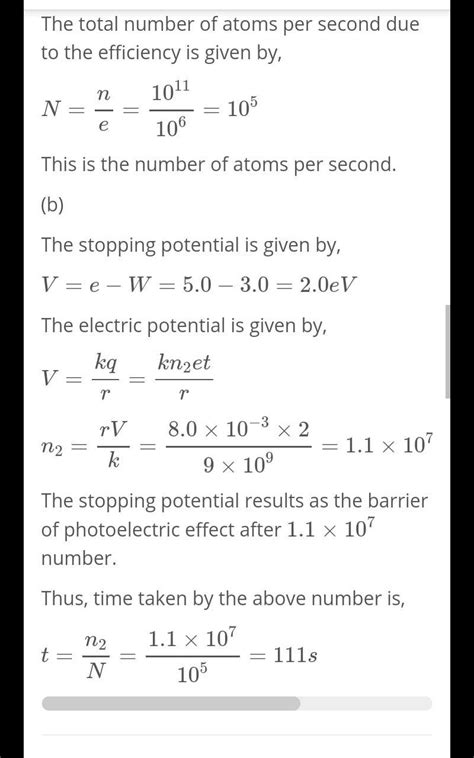 In a photo-electric set up, a point source of light of power 1.6 x 10 w ...