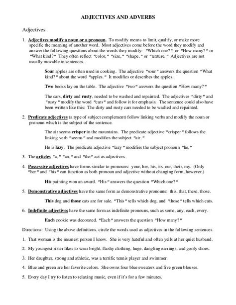 Image result for Modifying Adjectives