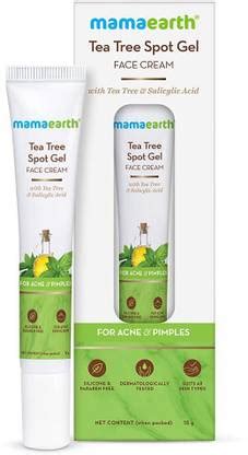 Mamaearth Tea Tree Spot Gel Face Cream with Tea Tree For Acne & Pimples ...