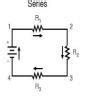 In a series circuit, all components are connected end-to-end, forming a ...